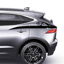 Jaguar E-Pace Strisce Grafiche Adesive Logo Laterale Posteriore
 2
