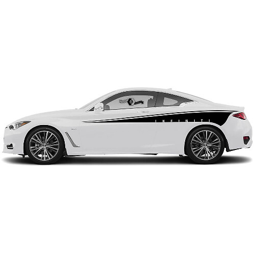 Kit Adesivo Striscia Teardrop per Portiera Accento Top Carrozzeria Adesivo Laterale per INFINITI Q50 Q60
