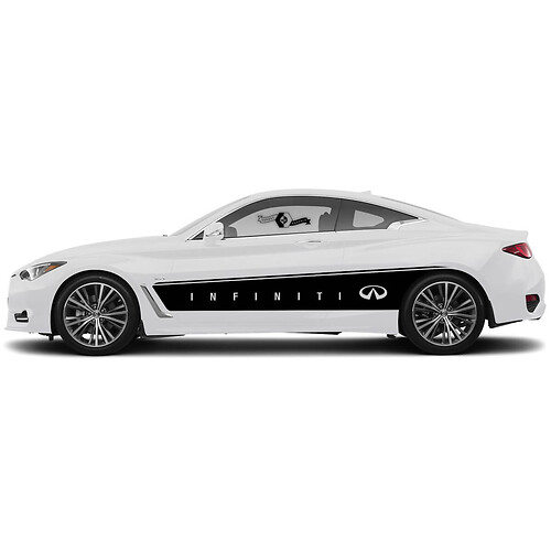 Adesivo in Vinile Laterale Stile LOGO INFINITI per Infiniti Q50