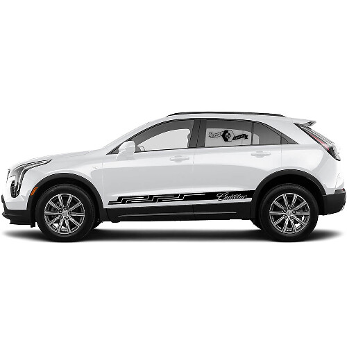 2 Nuovo Adesivo Righe Pattern Stripe per Cadillac XT4
