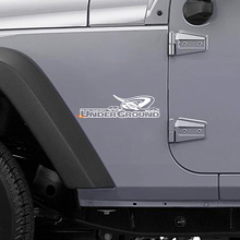 Adesivo Laterale Personalizzato Sotterraneo in Vinile per Jeep Wrangler_2