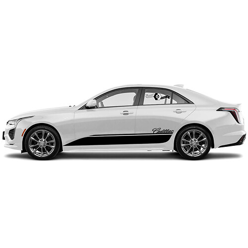2 New Decal Sticker Adesivo Eleganti Porte Accent Rocker Panel Trim Linee Laterale Wrap Vinyl Decal per Cadillac CT4