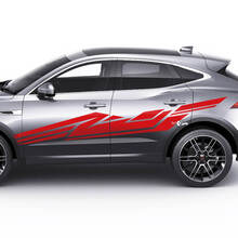Adesivo decalcomania stile geometrico con grafica per porte laterali Jaguar E-Pace
 3