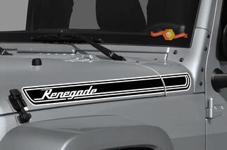 Jeep Cj7 Cj5 Yj Tj Jk Jl Renegade Hood Cowl Stripe Decal Sticker