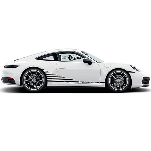 Adesivi Porsche Stripes Porsche 911 Le porte avvolgono Carrera Side Decal Sticker
