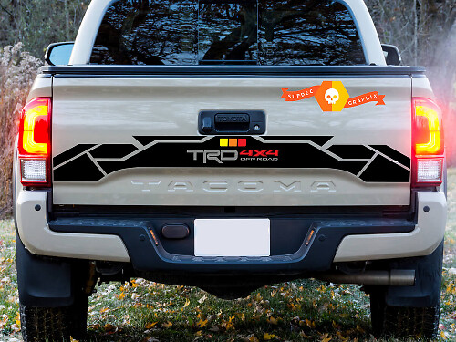 Adesivo in Vinile per Portellone Stile TRD per Toyota Tacoma