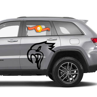 Jeep Grand Cherokee TrackHawk grafica decalcomania laterale in vinile
