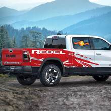 Dodge Ram Rebel Splash Ram DT Modello 2019 Grunge logo vinile decalcomania carrello grafico Camo 2
