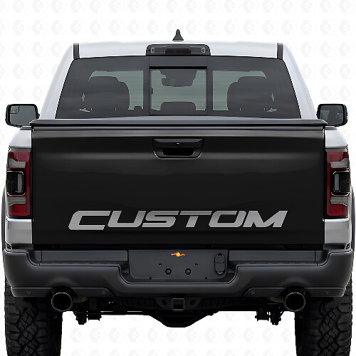 Adesivo in Vinile Nero per Personalizzazione Lettere del Portellone per Dodge Ram Rebel