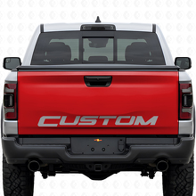 Adesivo in Vinile Nero per Personalizzazione Lettere del Portellone per Dodge Ram Rebel_4