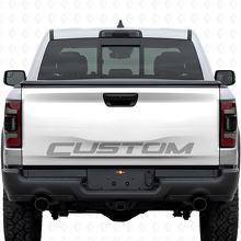 Adesivo in Vinile Nero per Personalizzazione Lettere del Portellone per Dodge Ram Rebel_5