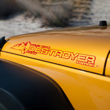 Adesivo in Vinile per Cofano Style Destroyer Mountain per Jeep Wrangler JK_3