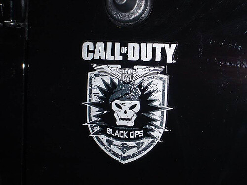 Adesivo in Vinile Logo Laterale Call of Duty Black Ops per Jeep Wrangler