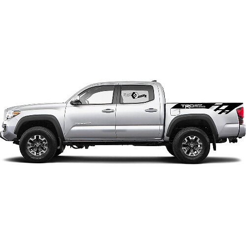2 Kit adesivi Decal per Toyota Trd Off-Road Modern Tacoma Adesivo Letto Adesivo Grafico Laterale WRAP
