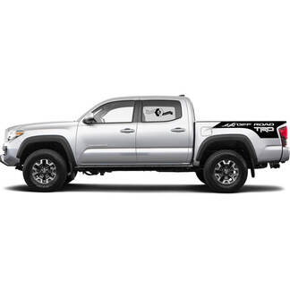 2 Kit di adesivi per decalcomanie per Toyota Trd Off-Road Mountains Modern Tacoma Bed Decal Sticker Graphic Side WRAP
