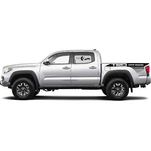 Kit di adesivi decalcomania per Toyota Trd Off-Road Tacoma con linee taglio letto laterale adesivo grafico
