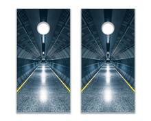 Set di Adesivi in Vinile Laminato per Tavolo Tunnel Cornhole_2