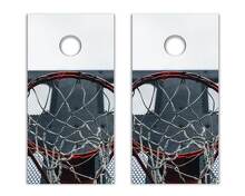 Kit adesivo in vinile per tabellone cornhole a tema canestro da basket_2