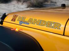 Kit di Adesivi in Vinile per Cofano Islander per Jeep Wrangler JK_2