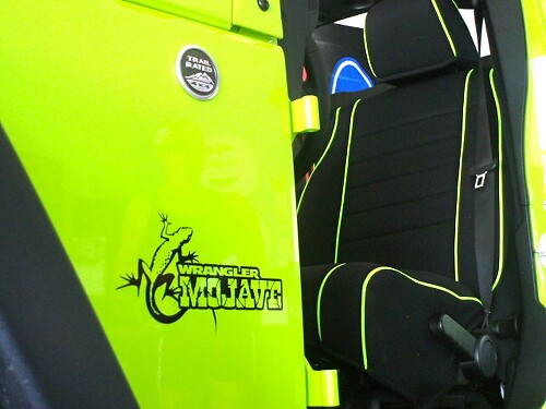 Adesivi in Vinile Mojave 2 per Jeep Wrangler Rubicon TJ YK JK