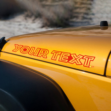 Adesivo in Vinile con Lettere Stile Islander per Cofano Jeep Wrangler_3