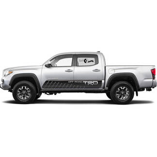2X Toyota Tacoma TRD Off Road 2021 decalcomanie in vinile a strisce laterali Rocker Panel Graphics Rally Sticker
