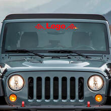 Adesivo in Vinile con Logo Personalizzato e Bandiere per Parabrezza Jeep_3
