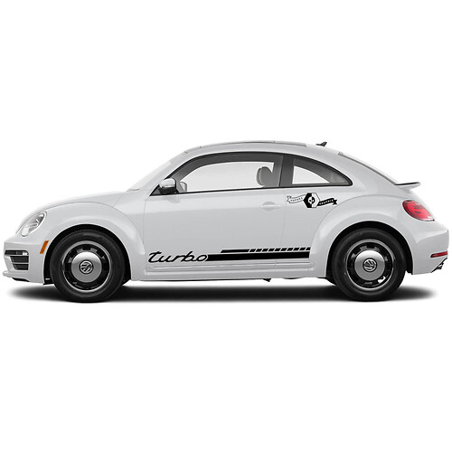 Accoppiamenti Volkswagen Beetle Rocker Stripe Bilancia Grafica Decalcomanie Cabrio Style Fit York Turbo