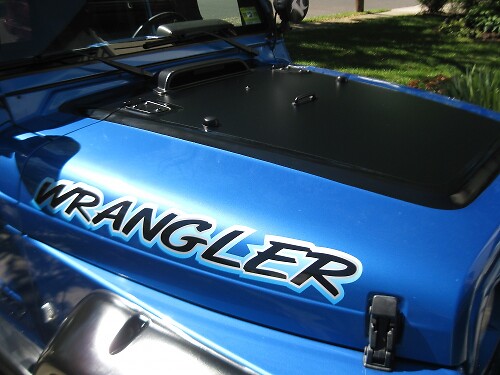 2 Jeep Wrangler Rubicon JK Hood colori adesivi decalcomania