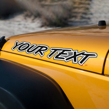 Adesivo in Vinile con Iscrizione Neon per Cofano Jeep Wrangler Rubicon_2