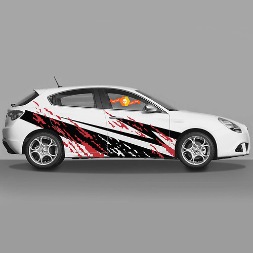 2x ante body decalcomania adatta alfa romeo giulietta decalcomanie vinile grafica vinile stile stradale