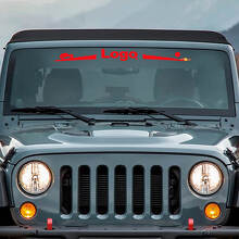 Adesivo in Vinile con Logo Mountain Style per Parabrezza Jeep Wrangler Rubicon_3