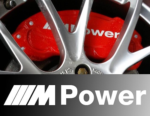 Decalcomanie adesivi pinza BMW M Power X8 resistenti al calore
