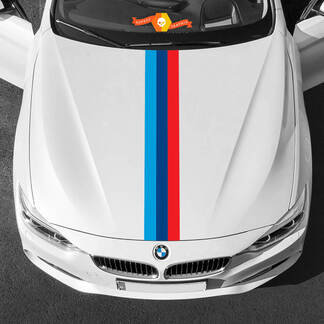 Strisce per cofano M colori per BMW di qualsiasi generazione e modello
