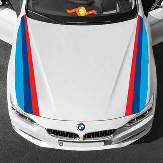 Strisce laterali del cofano M colori per BMW di qualsiasi generazione e modello
