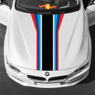 Strisce centrali del cofano M Colori Power M per BMW di qualsiasi generazione e modello 2
