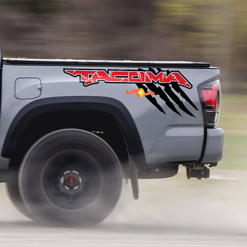 Kit Adesivi in Vinile per Paraurti Posteriore Tacoma Claw per Toyota Tacoma