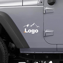 Adesivo Vinile Laterale con Logo Mountain Style per Jeep Wrangler_2