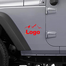 Adesivo Vinile Laterale con Logo Mountain Style per Jeep Wrangler_3