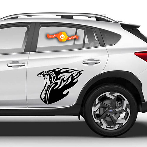 Decalcomanie in vinile Adesivi grafici lato сar Toyota fire cobra disegno nuovo 2022
