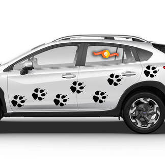 Decalcomanie in vinile Adesivi grafici lato сar Toyota molte tracce di cani che disegnano il nuovo 2022
