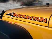 2 Jeep Mountain Rubicon JK Hood Colours Decal#2
 2
