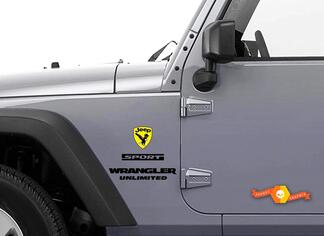 Jeep Wrangler Rubicon Bald Eagle CJ YK JK vinile adesivo decalcomania