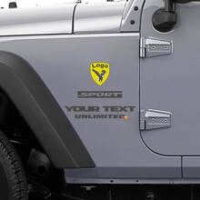Jeep Wrangler Rubicon Bald Eagle CJ YK JK vinile adesivo decalcomania_3