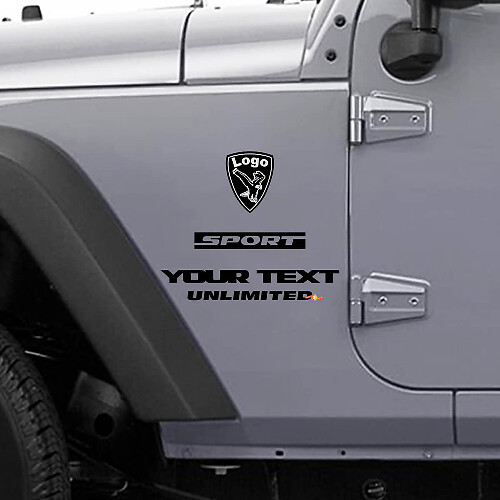 Adesivo in vinile Bald Eagle per Jeep Wrangler Rubicon
