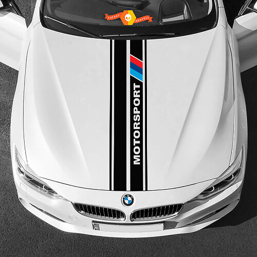 Adesivi in vinile Stickers grafici cofano bmw al centro BMW motorsport 2022
