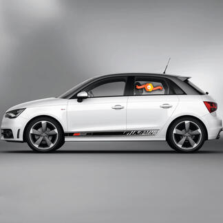 2x Decalcomanie in vinile Adesivi grafici Tavolozza pannello bilanciere Audi A1 2022

