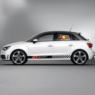 2x decalcomanie in vinile adesivi grafici Audi A1 Rocker panel A1 Sport 2022
