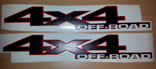Set di adesivi laterali in vinile 4x4 Off Road per Dodge Ram