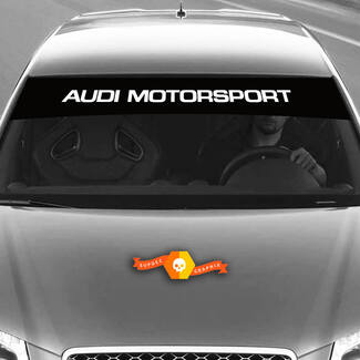 Decalcomanie in vinile Adesivi grafici parabrezza Audi sunstrip Motorsport 2022
